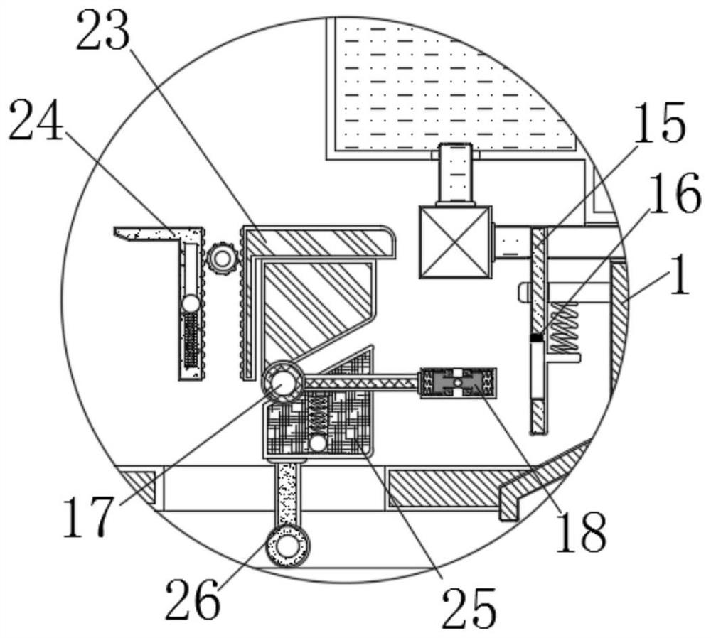 Intelligent textile industry electromechanical device capable of removing static electricity and automatically stretching