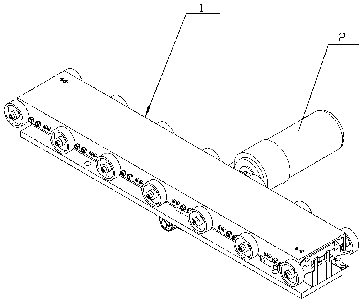 RGV bidirectional telescopic fork and RGV