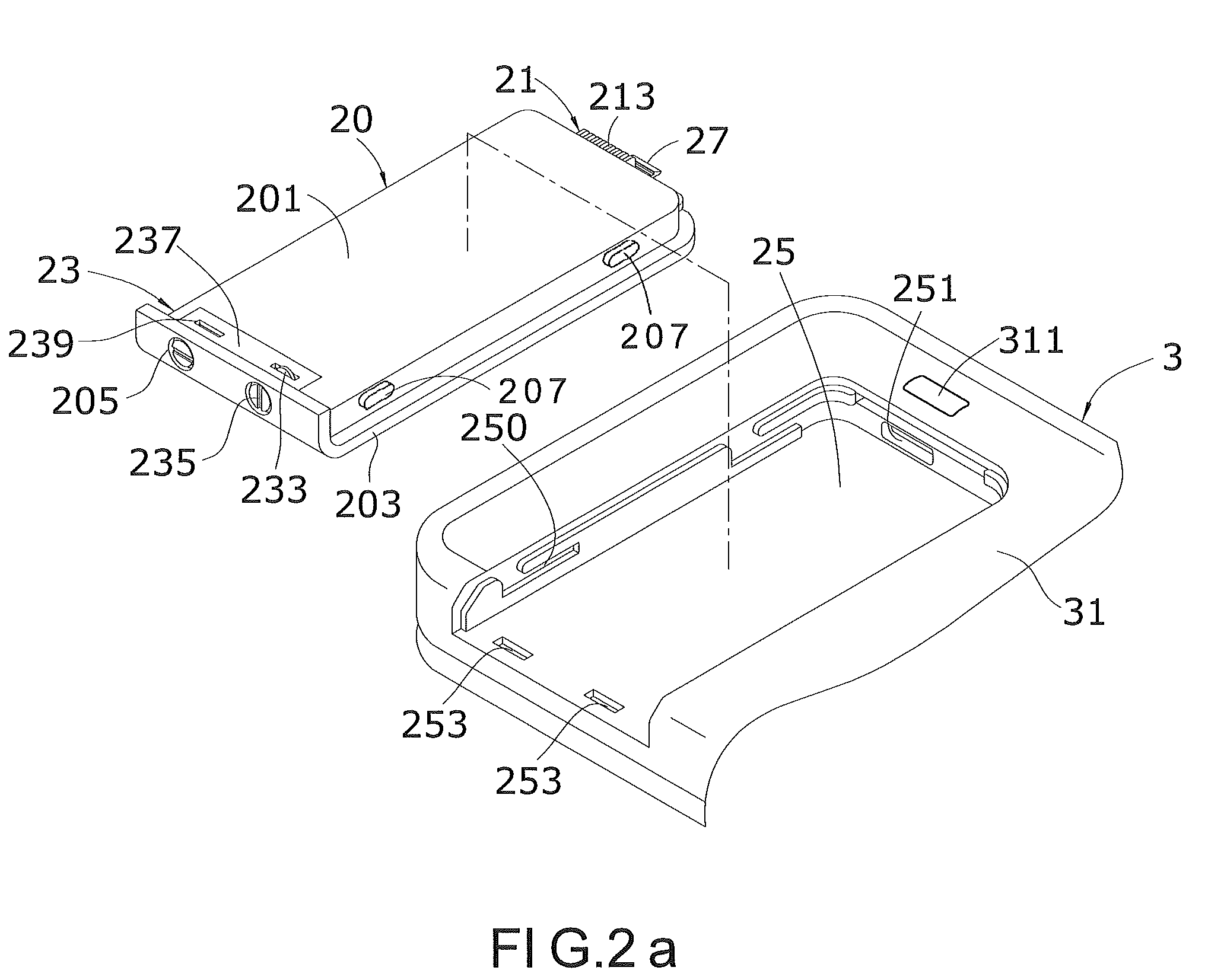 Fixing structure for battery