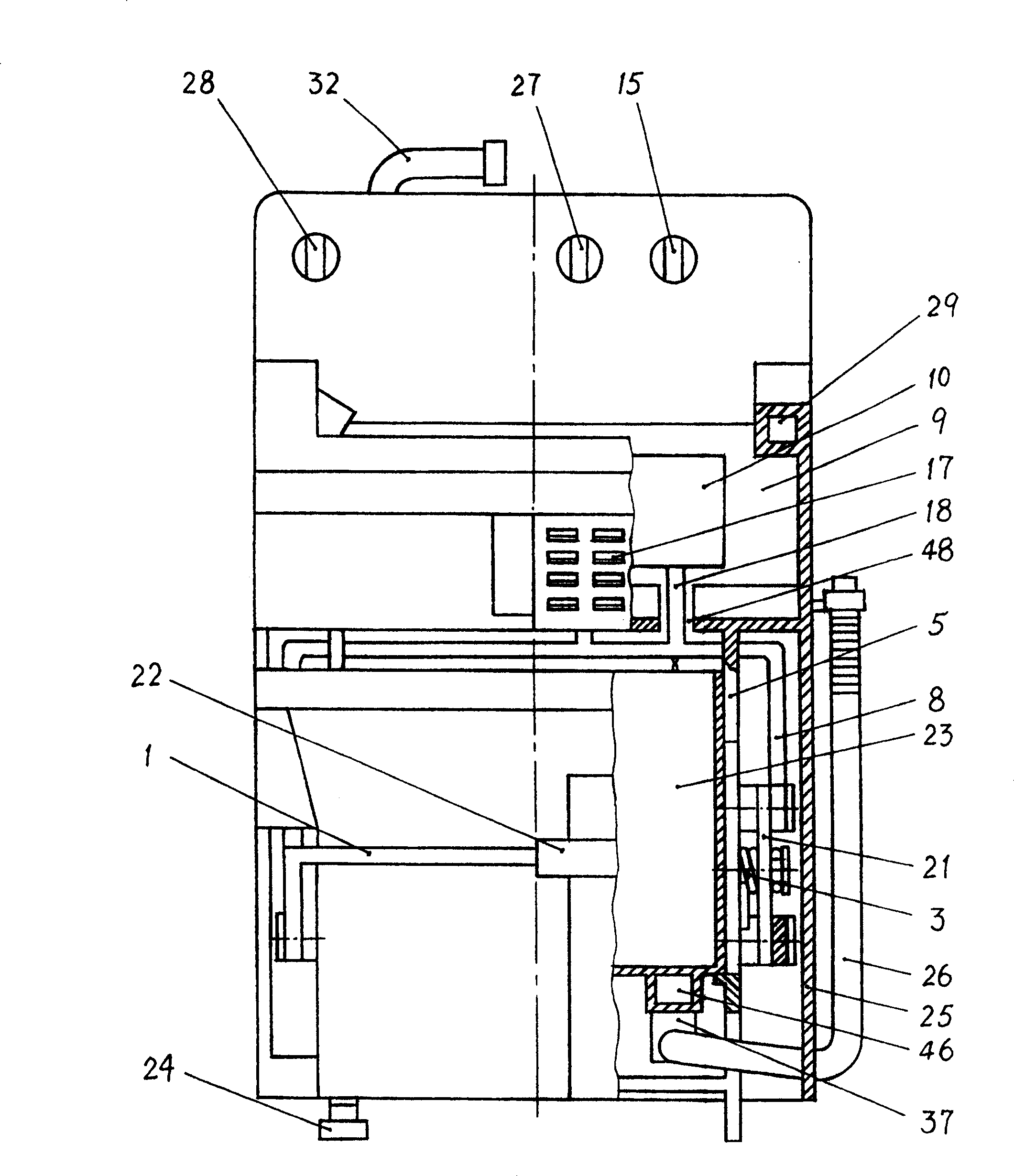 Multifunctional mop washing and dewatering machine