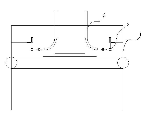 Cornerite mounting method and device used on ceramic tile packaging machine