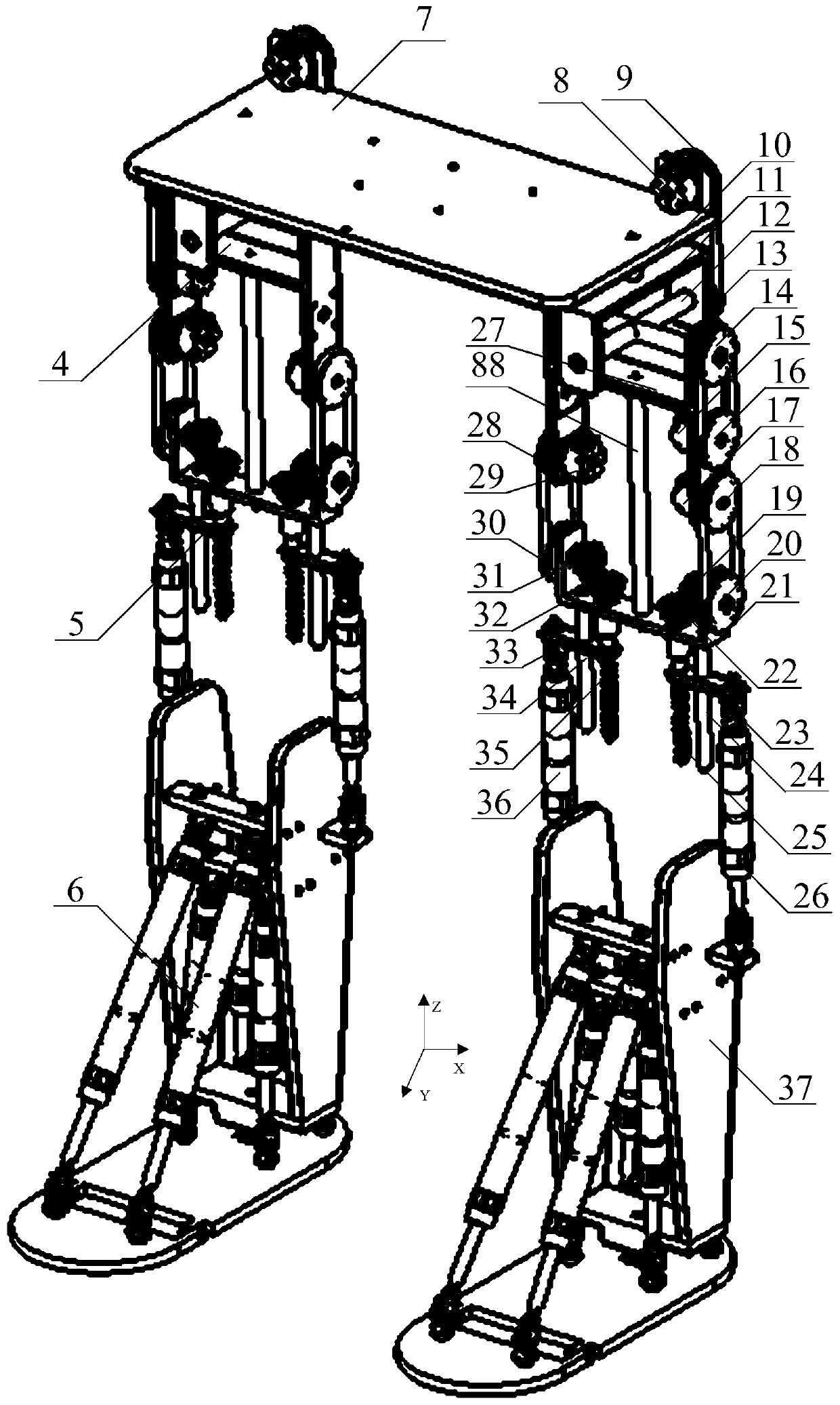 Pneumatic humanoid robot system