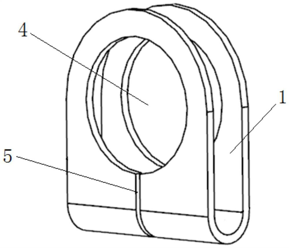 Oil suction pipe support