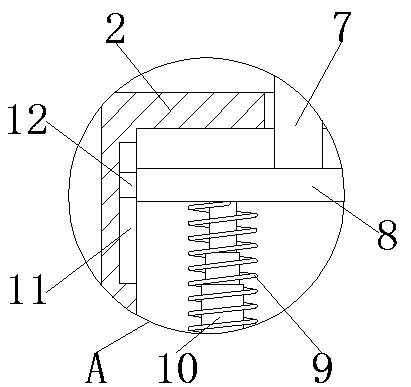 Power transformer fixing device