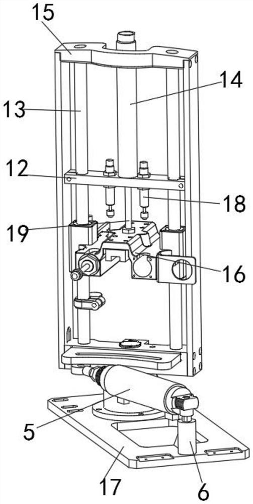 Grabbing manipulator for gearbox shell of new energy automobile