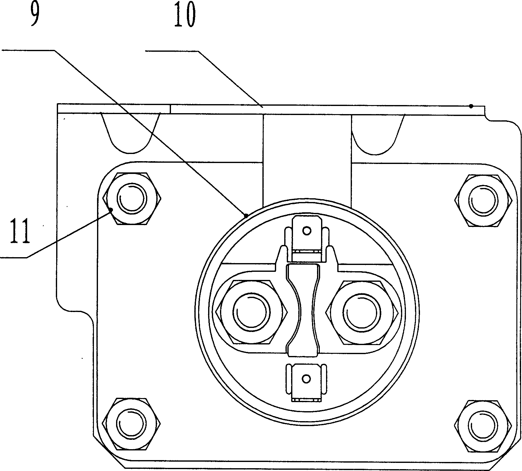 Electromagnetic power-supply general switch