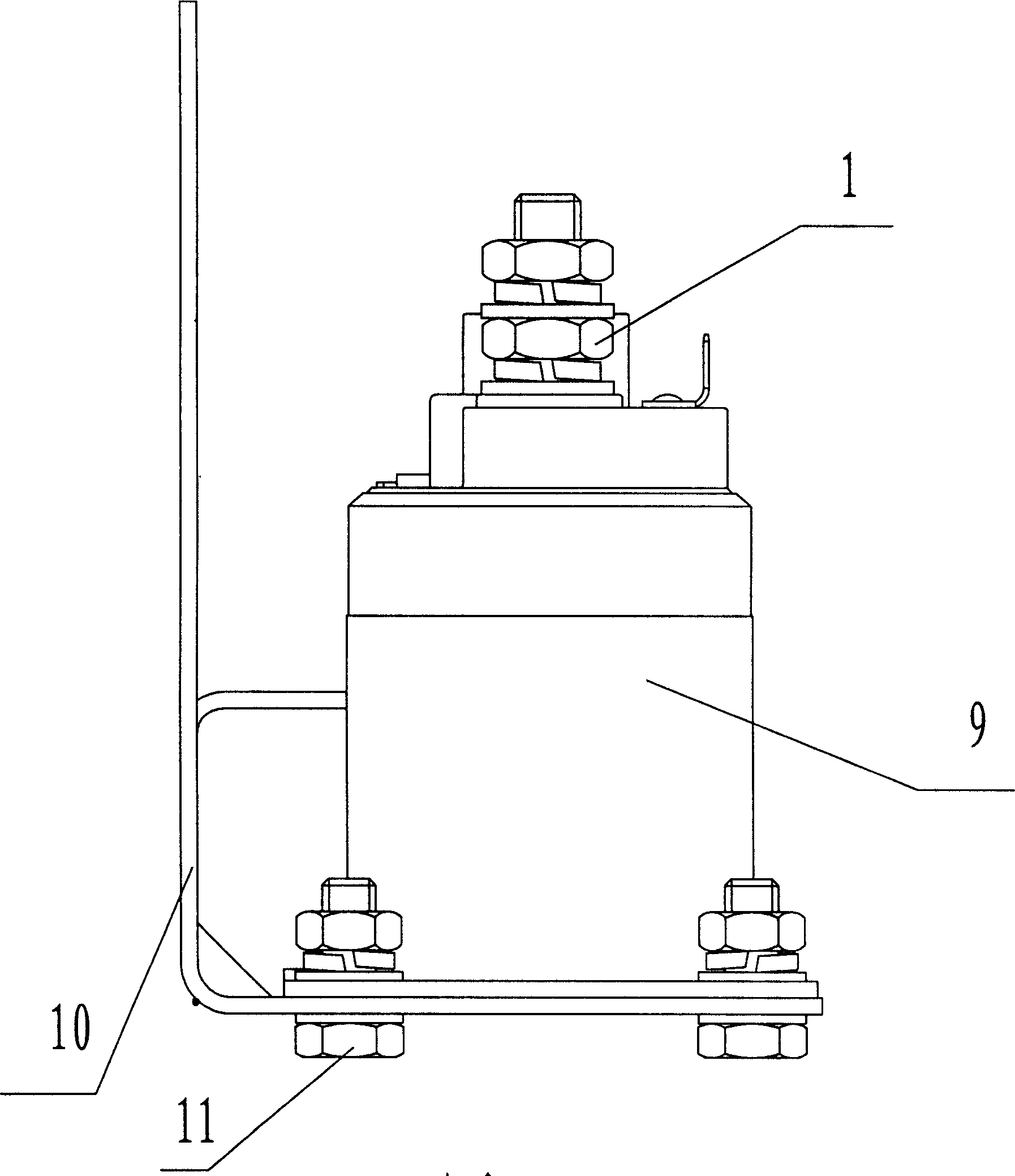 Electromagnetic power-supply general switch