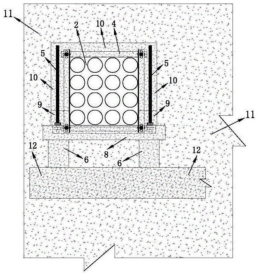 A non-migratory suspension protection system and method for communication pipelines and cables