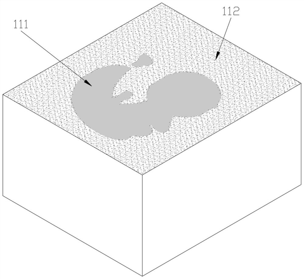 Powder laying type line printing forming additive manufacturing method