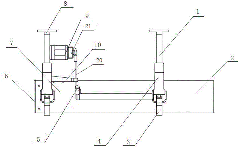 Fire-extinguishing bullet firing device for unmanned aerial vehicle fire control