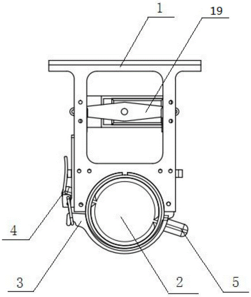 Fire-extinguishing bullet firing device for unmanned aerial vehicle fire control