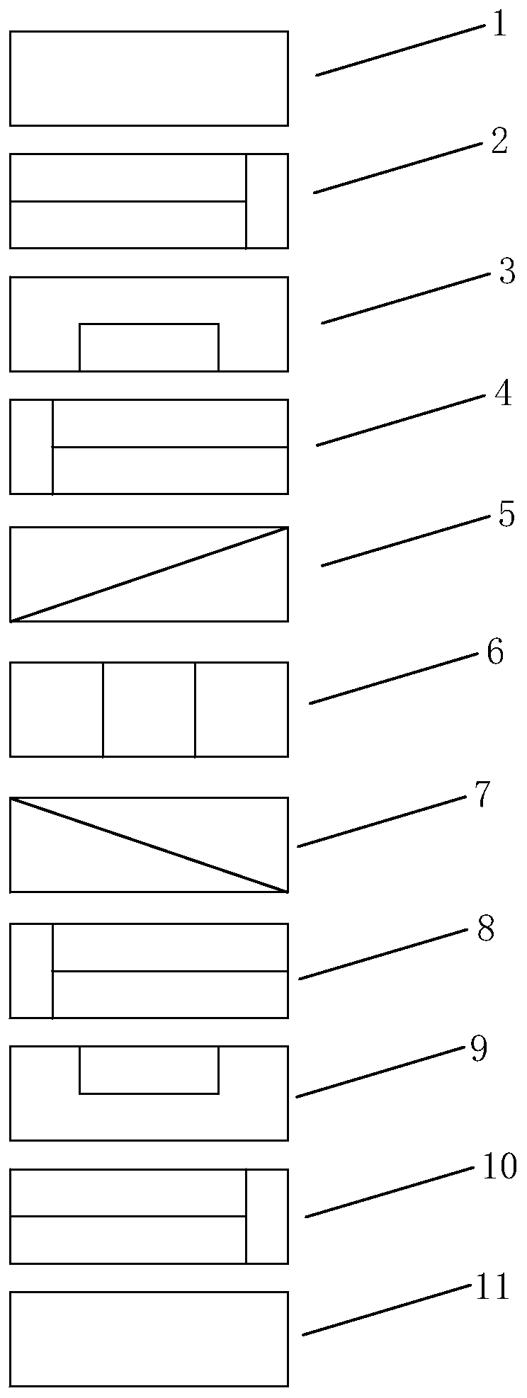 Multilayer structure inverted formwork with high strength