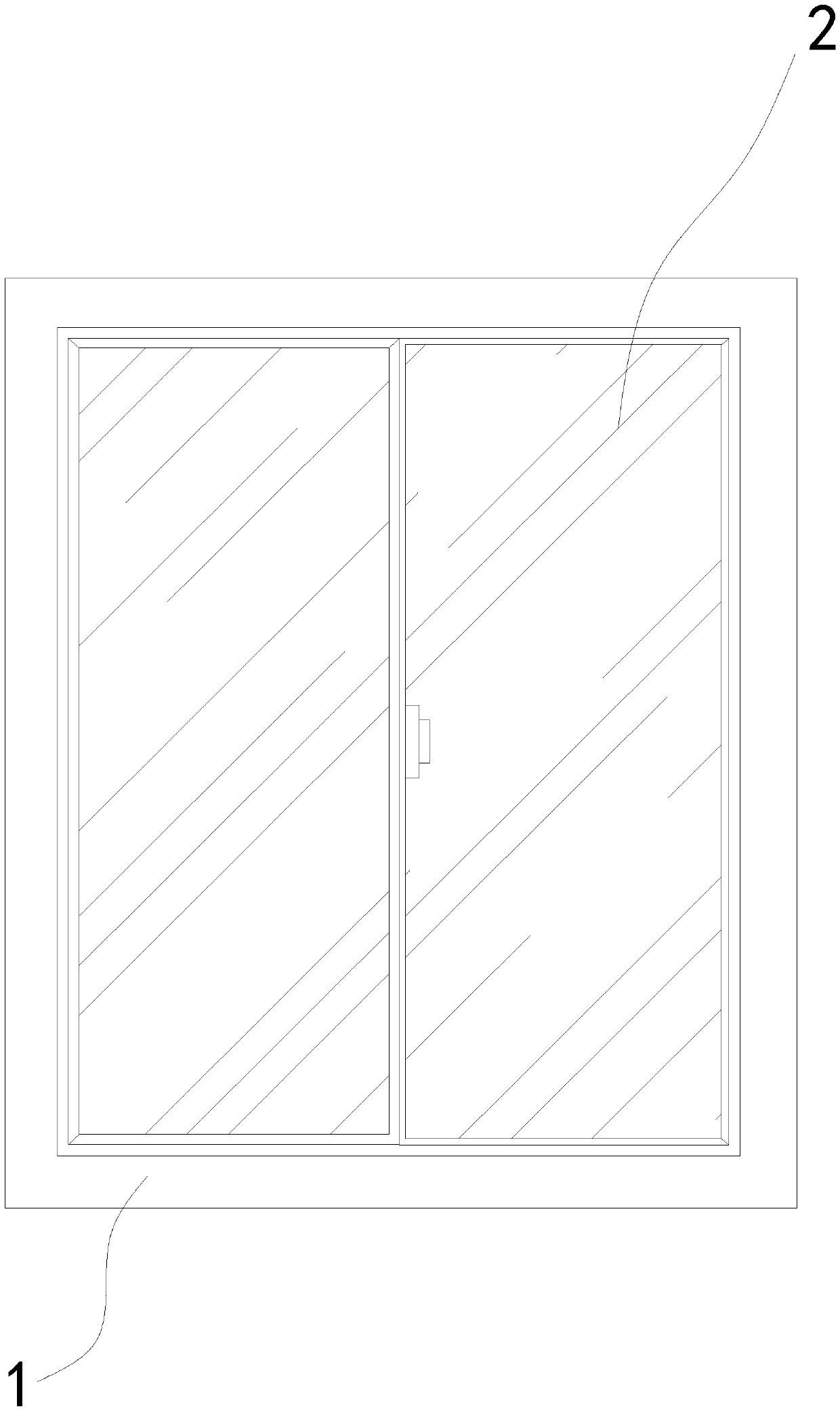 An anti-shedding automatic cleaning sliding door and window