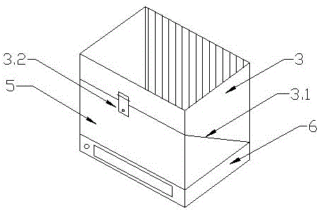 Mouse cage with feed weighing function and suitable for establishing metabolic syndrome model