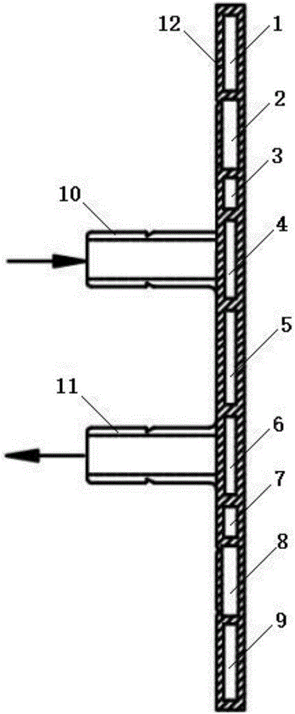 Power battery cooling and heating integrated system and batteries