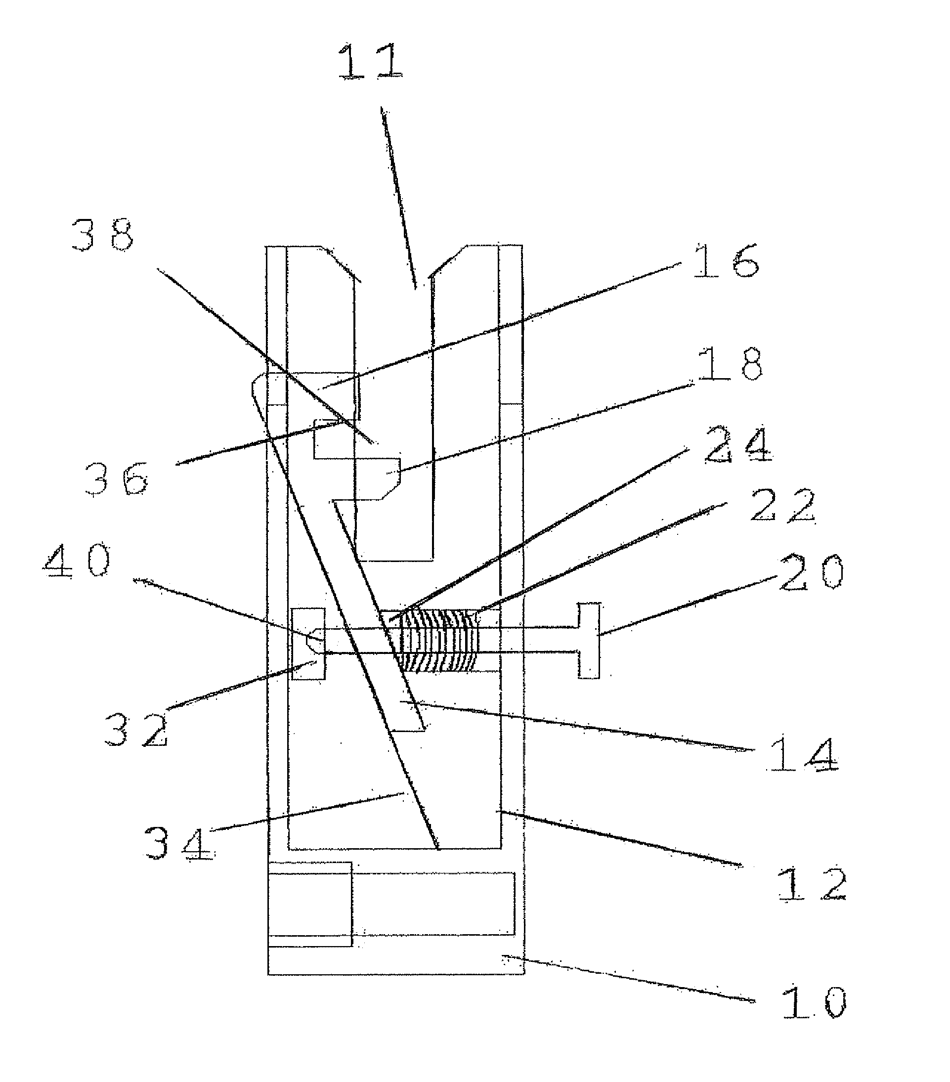 Locking and quick release mechanism for handgun holsters