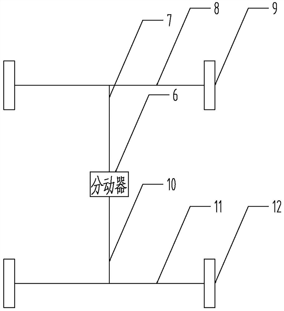 Walking hydraulic speed regulation system for cotton picker