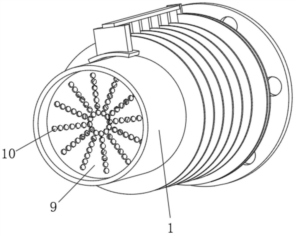 Heat exchange pipe capable of achieving stable heat exchange based on magnetic self-driving