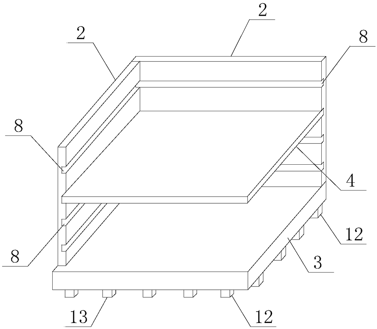 Compound type multifunctional transport case