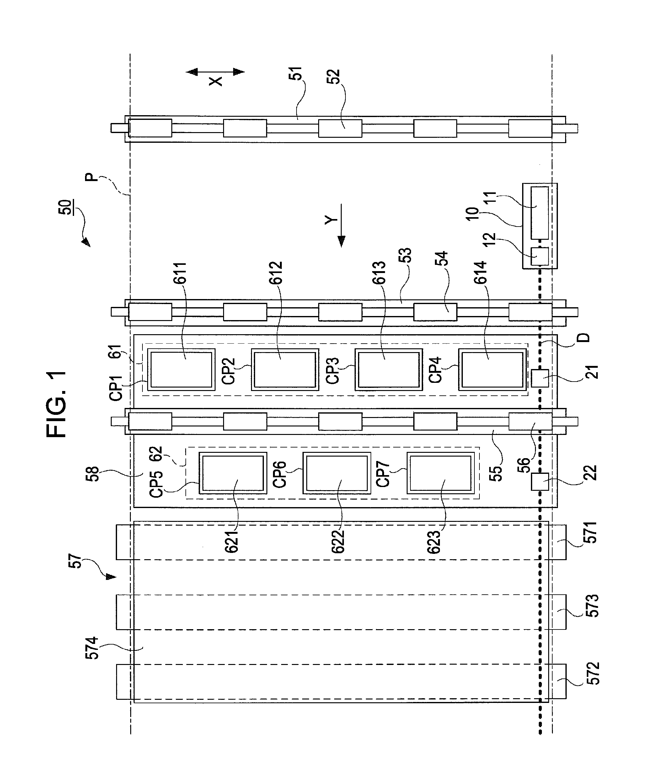 Reference mark forming device and recording apparatus provided with the reference mark forming device