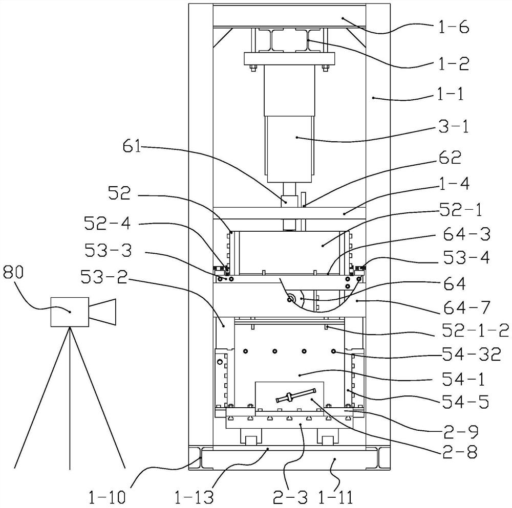 Experimental device for researching shear slip mechanical properties of frozen soil between freezing pipe roofs