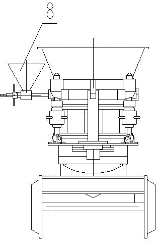 Monolithic concrete guniting device