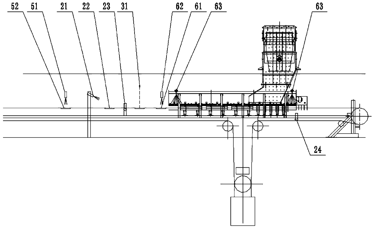 Intelligent unmanned inspection system of coal conveying system