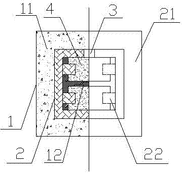 Connection structure of prefabricated steel concrete members and its construction method