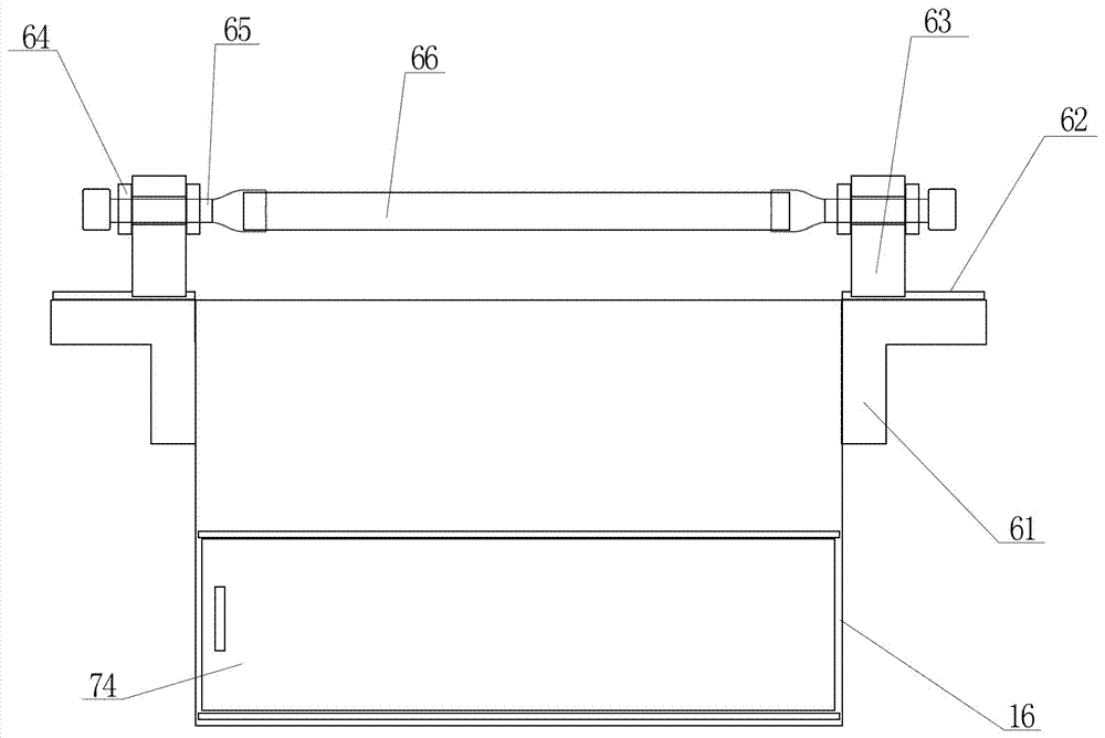 A storage device for plastic cloth edge sealing and rolling