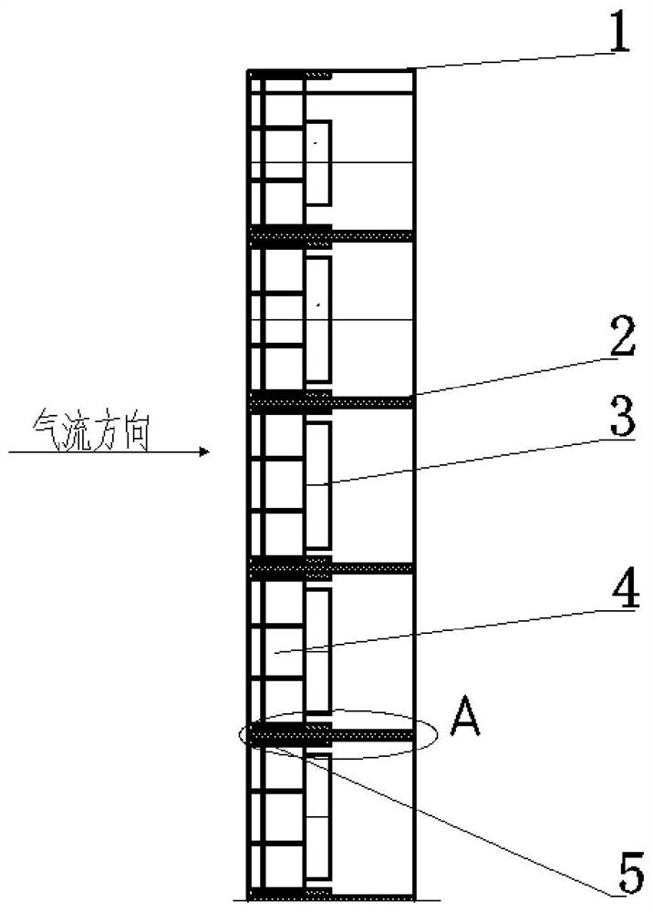 A detachable metal sintered wire mesh noise reduction device