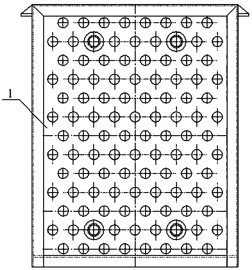 Self-dredging rubbish pool percolate grating plate system