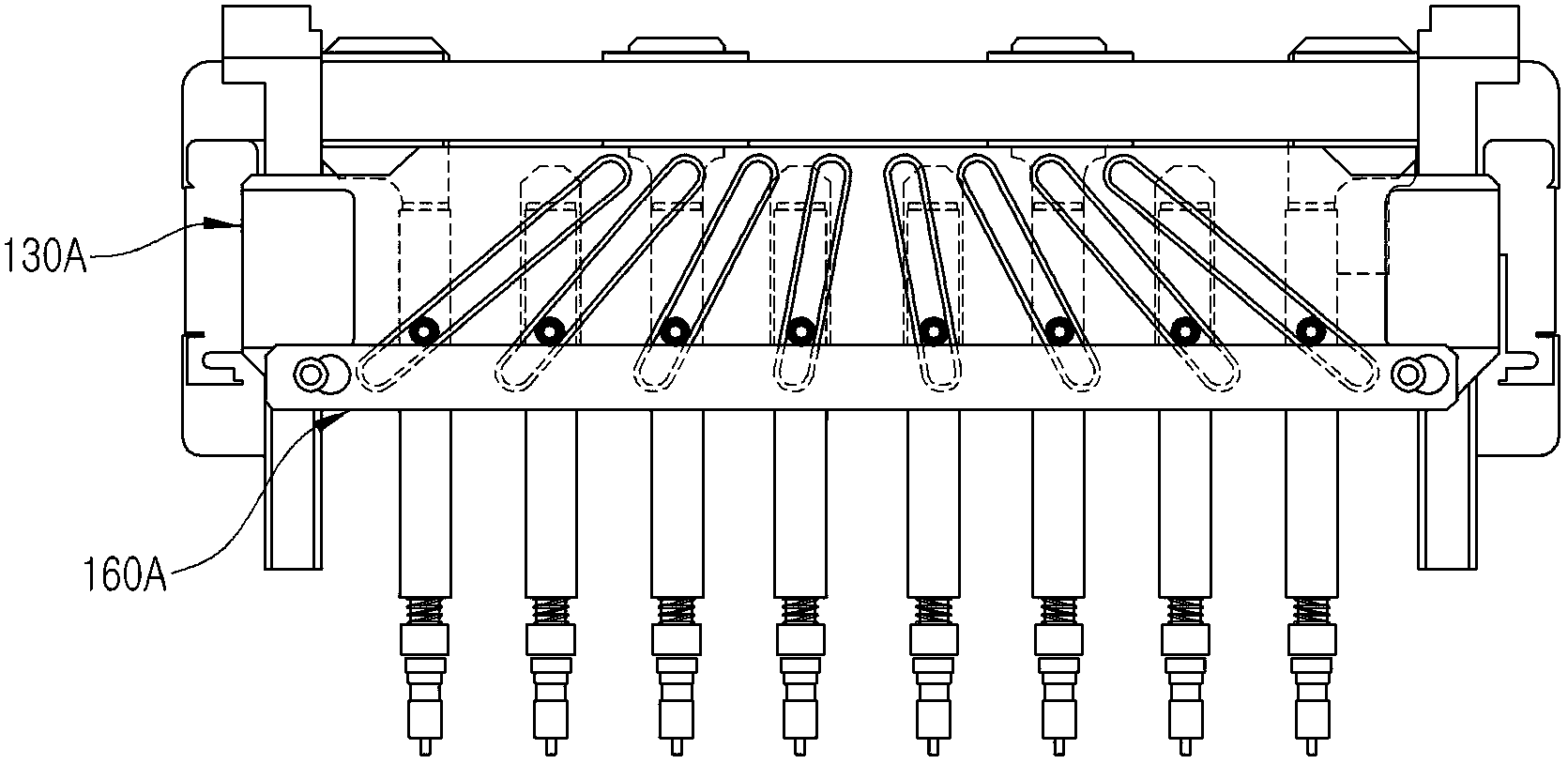 Pick and place apparatus for testing separator