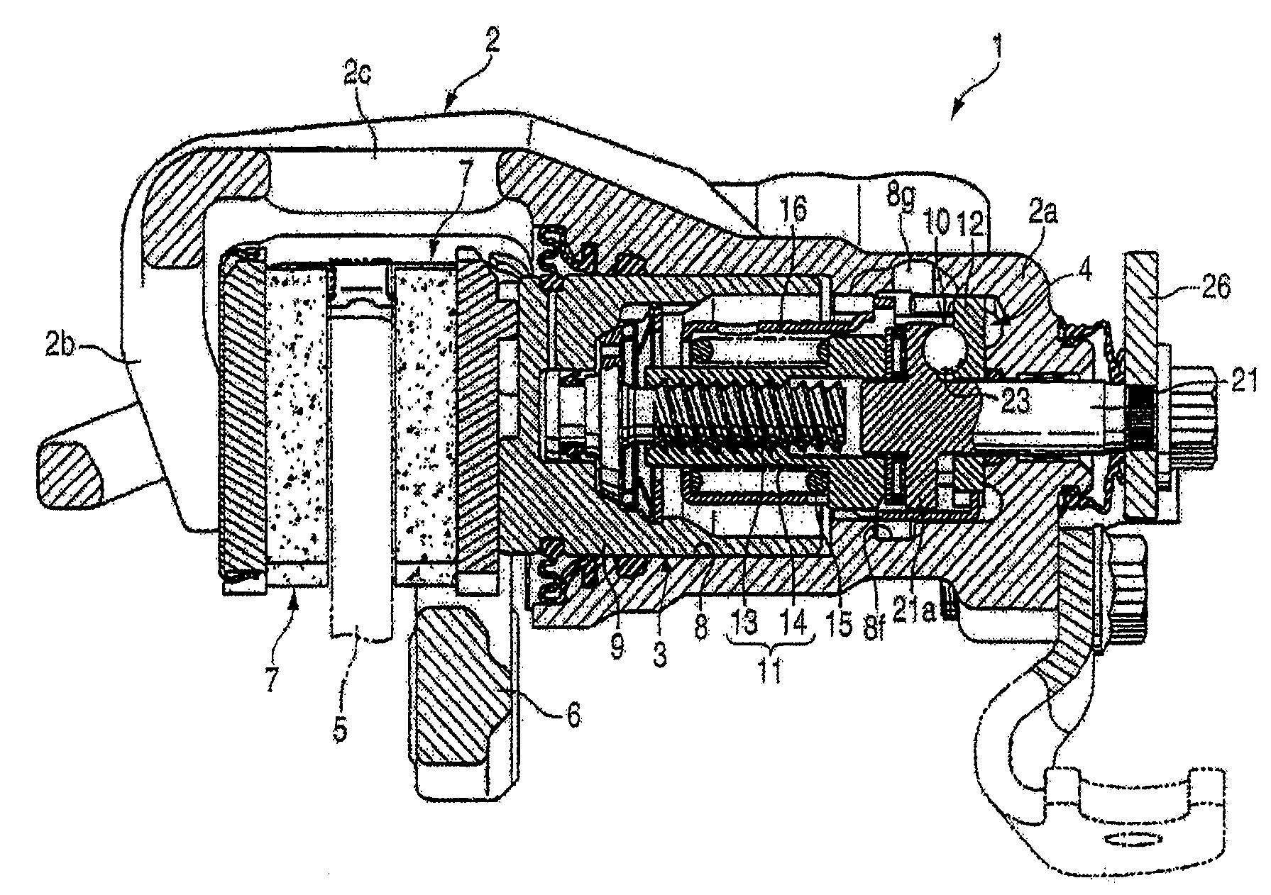 Disk brake apparatus