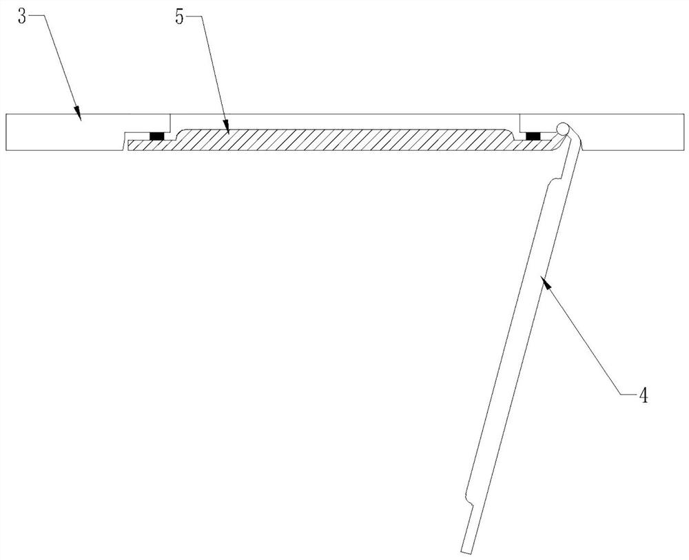 Turnover water-inflow-preventing ventilator device