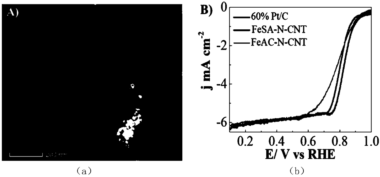 High loading capacity metal single atom proton exchange membrane fuel cell catalytic materials, and preparation method thereof