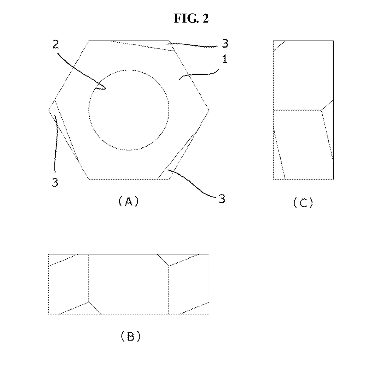 Directional indication structure for threaded body