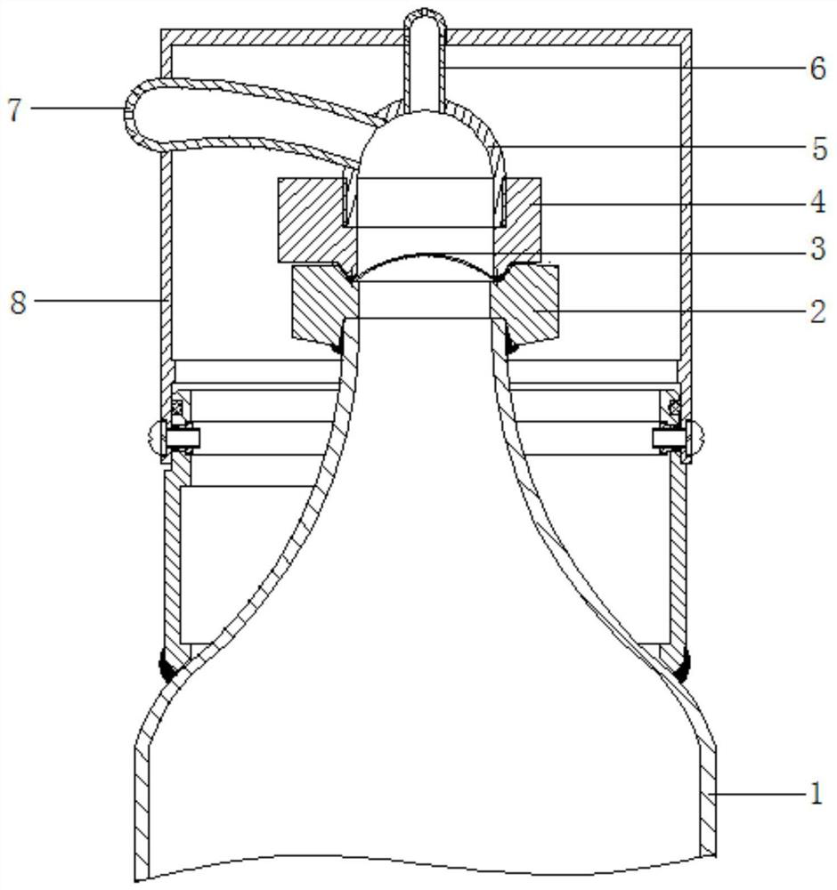 Multi-nozzle fire extinguishing device