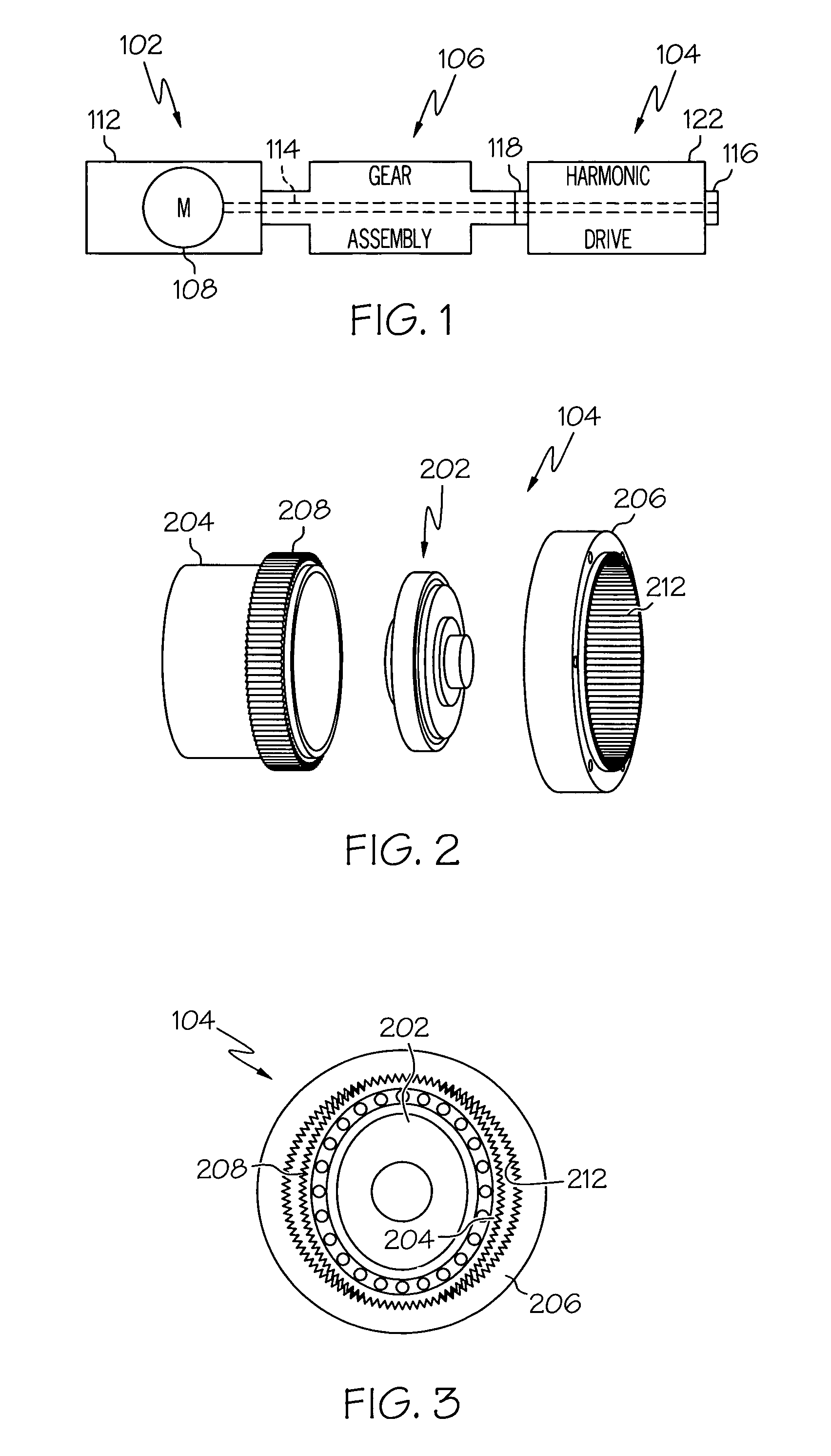 Motor driven harmonic drive actuator having an interposed output mechanism