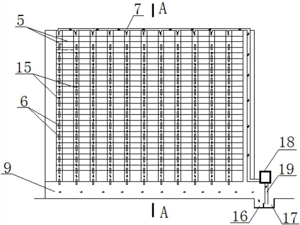 Vertical wall greening system device and making method thereof