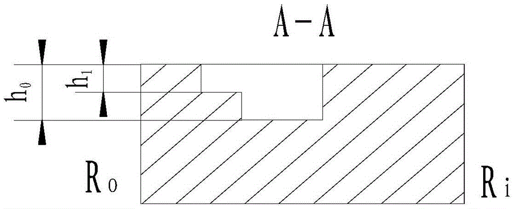 Mechanical seal structure of radial split groove end face with imitation bird wing fin groove