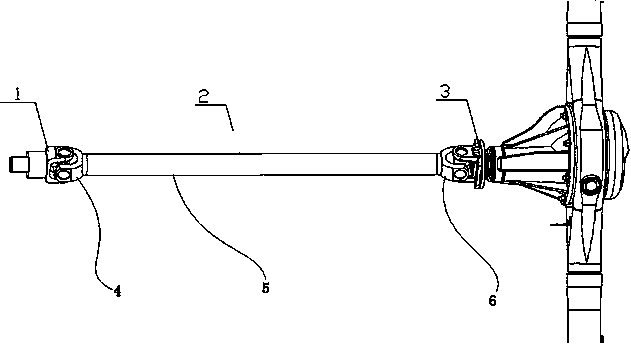 Car transmission shaft assembly