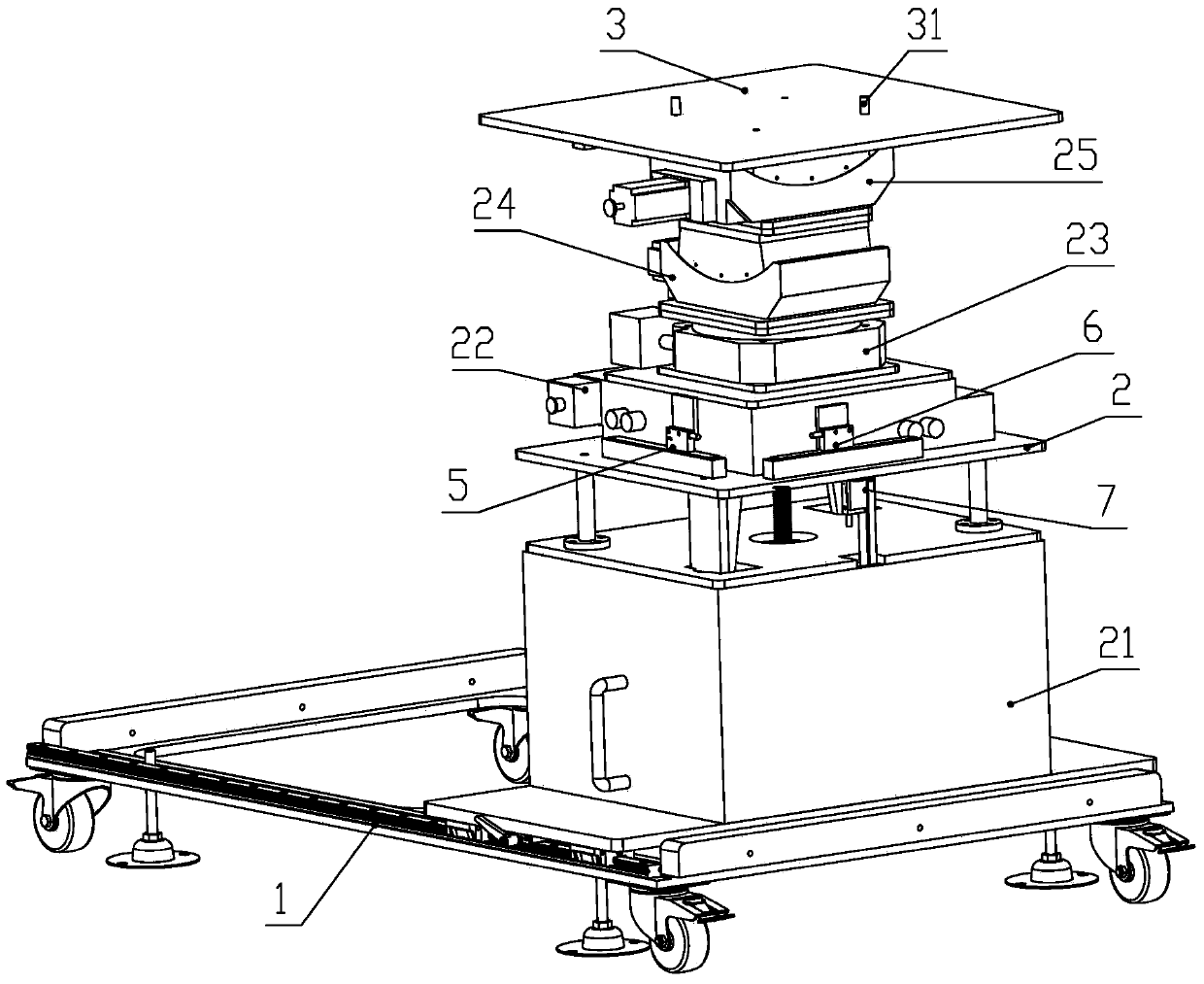 Six-axis jig