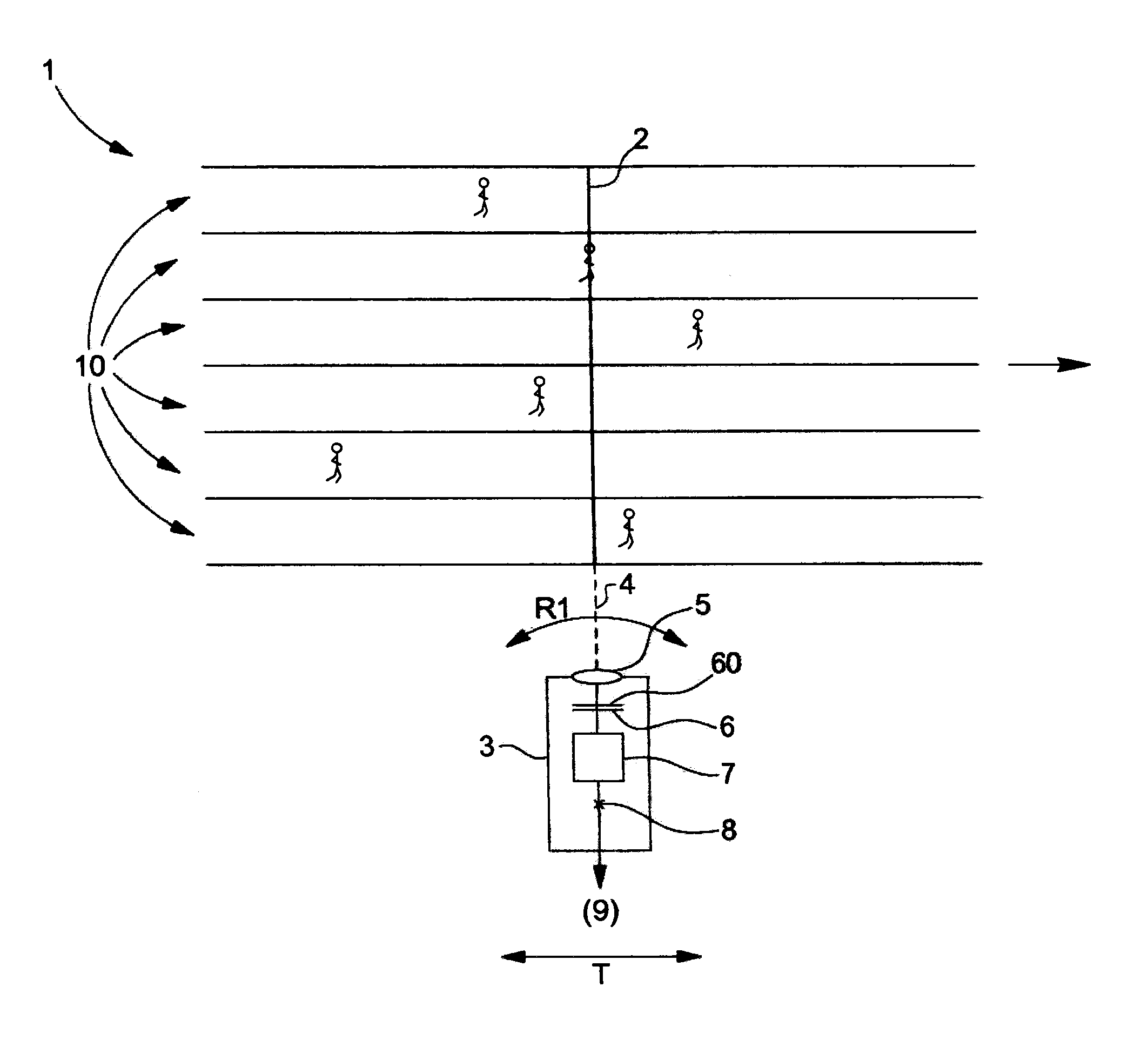 Adaptive colour filter for digital sensor