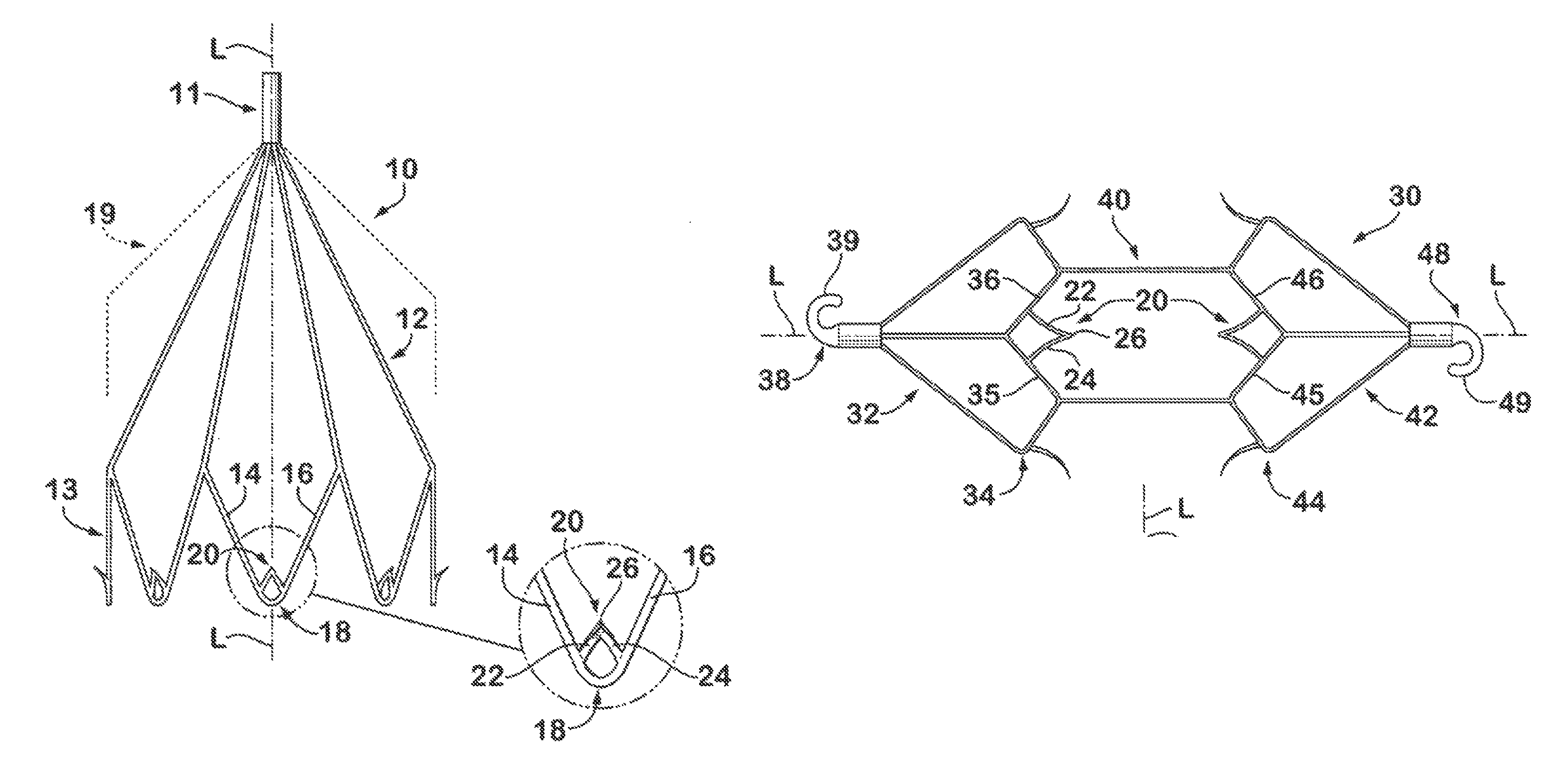 IVC filter with translating hooks