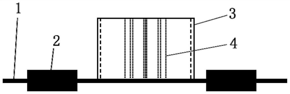 Continuous array gradient nanofiber bionic stent and preparation method thereof