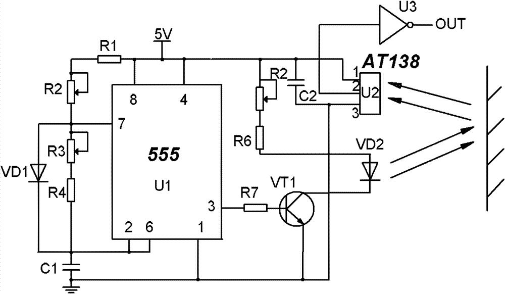 Automatic brake gear used for walking aid