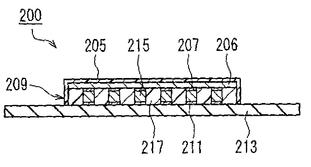 Flip chip mounting body, flip chip mounting method and flip chip mounting apparatus