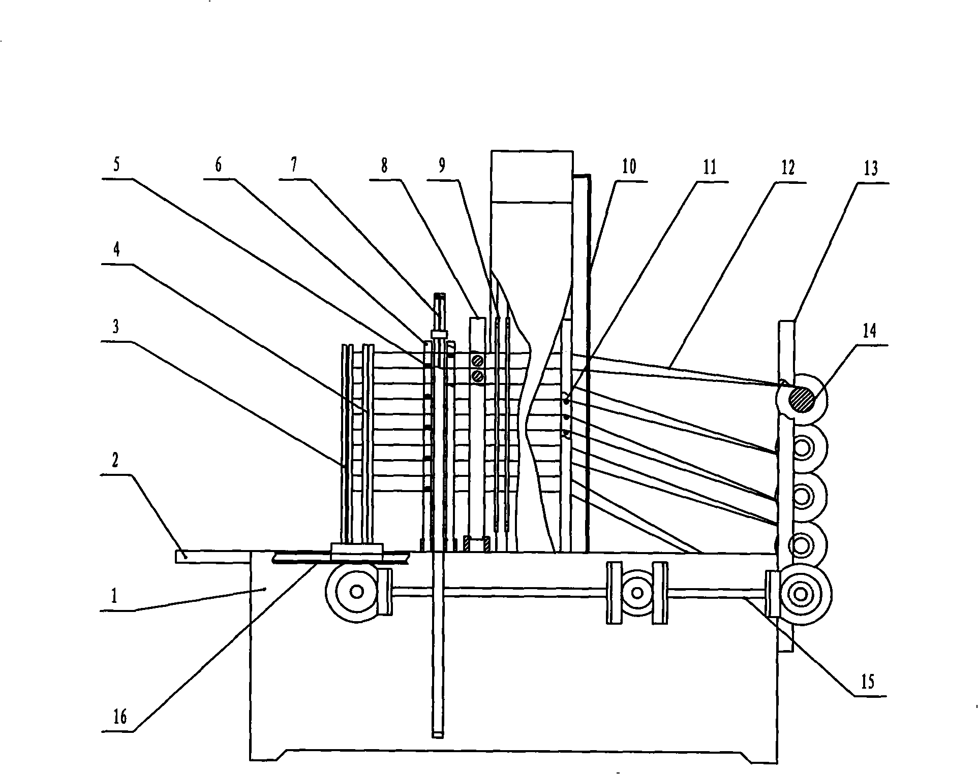 Novel three-dimensional weaving machine