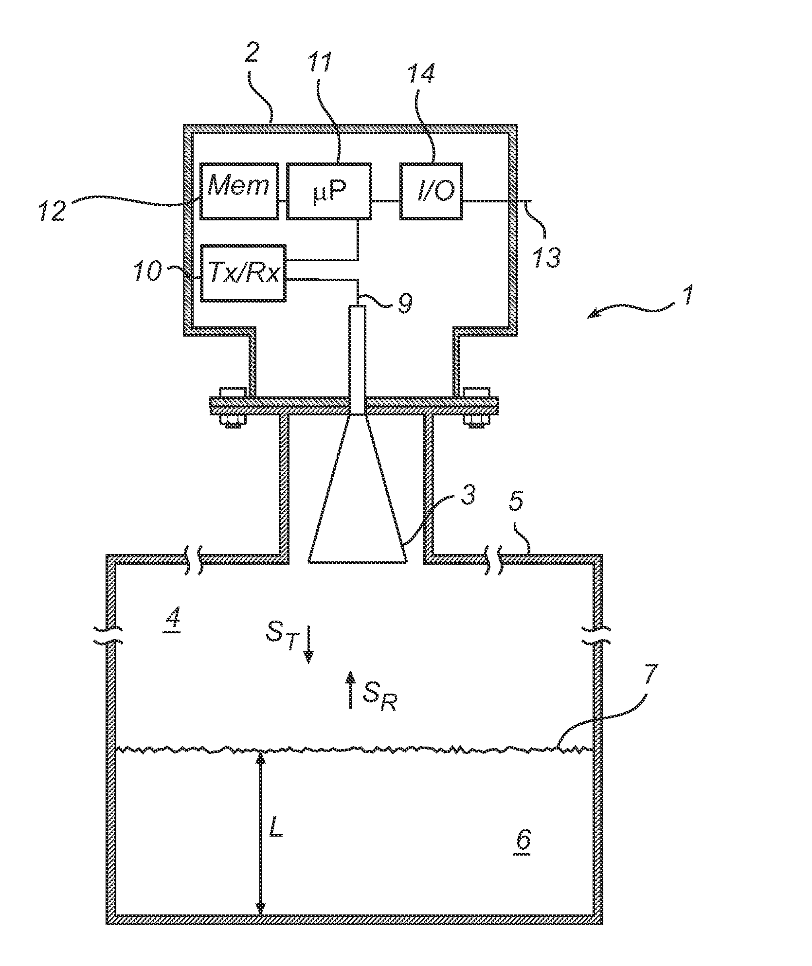 Radar level gauging with detection of moving surface