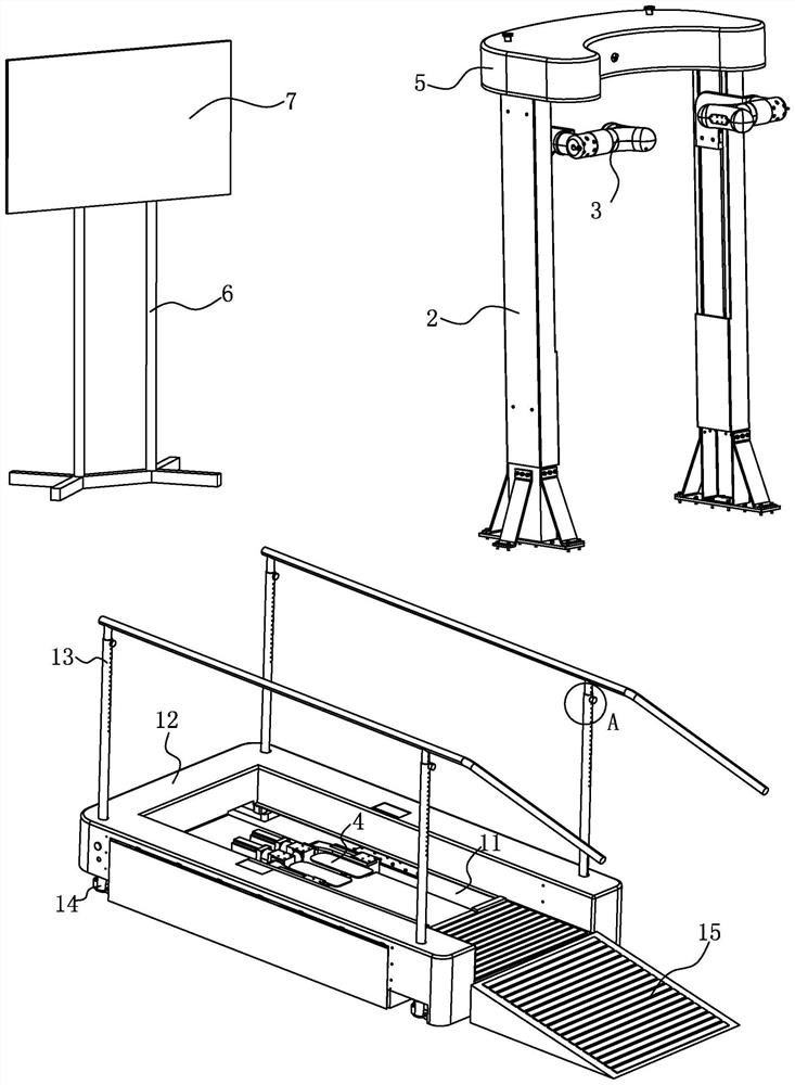 A lower limb rehabilitation device for weight loss walking training and balance assessment